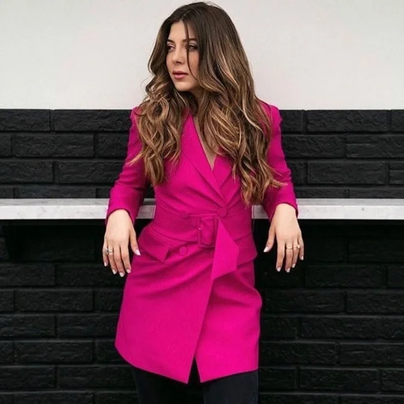 Zara | Jackets & Coats | Zara Belted Blazerdress | Poshmark